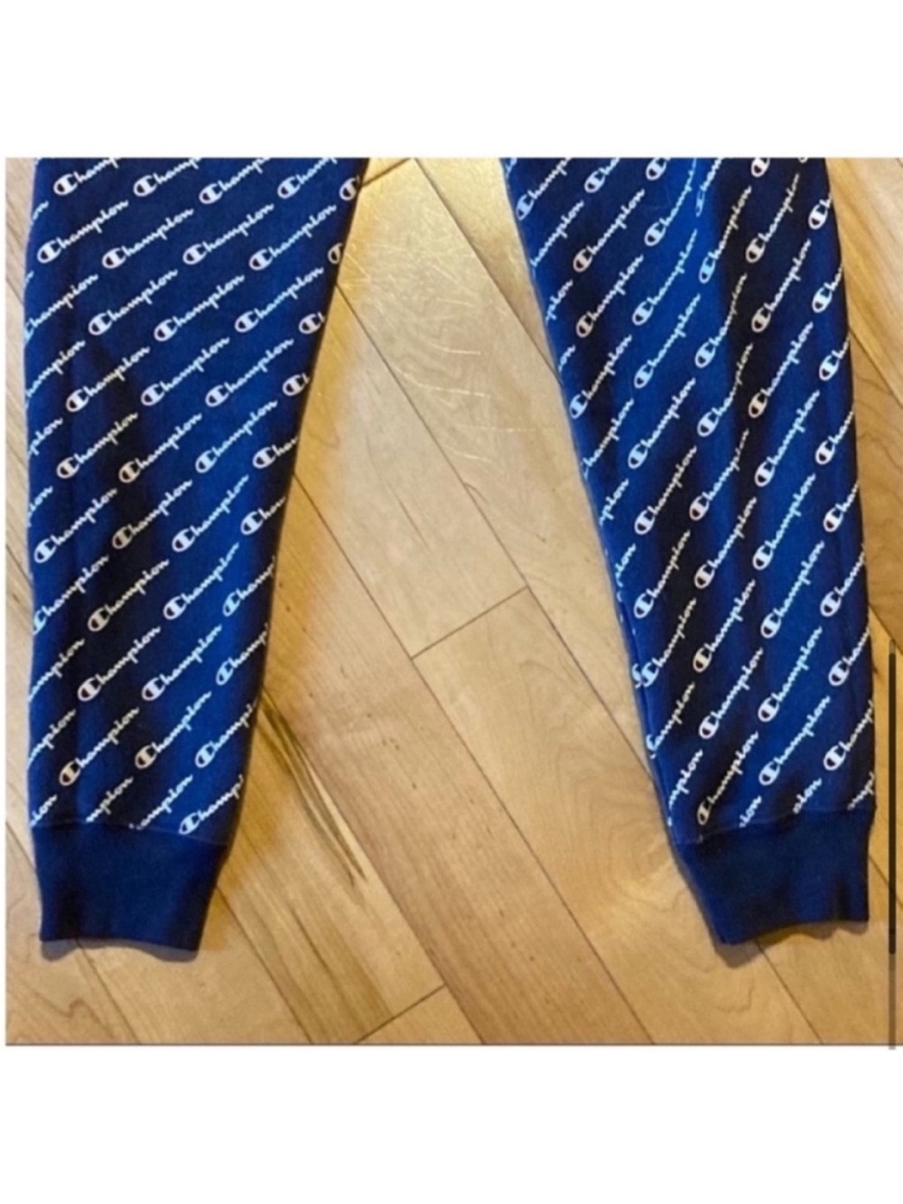 Champion Vintage logo printed reverse weave joggers size extra small XS - Picture 7 of 10
